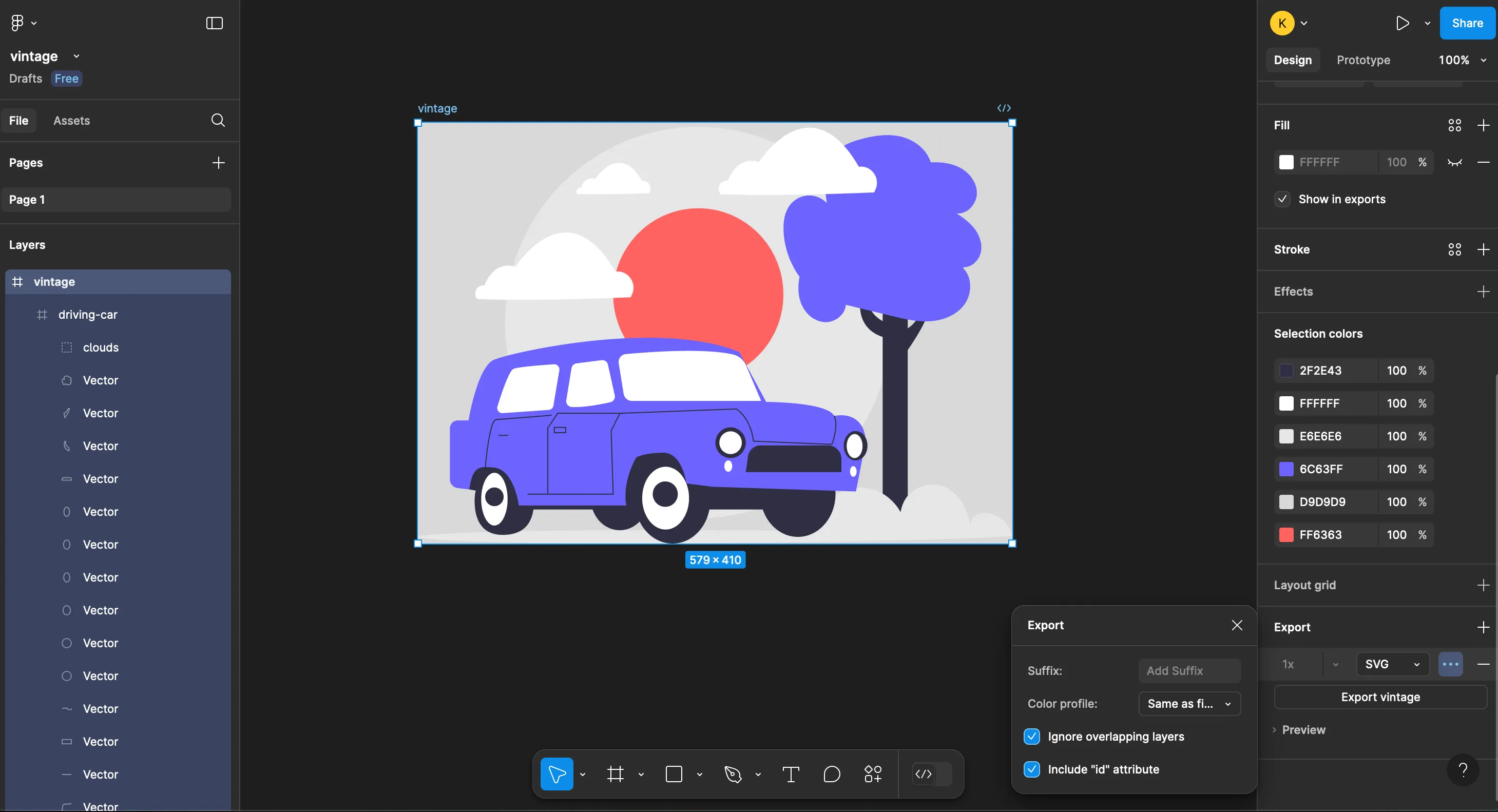 Grouped Elements in Figma